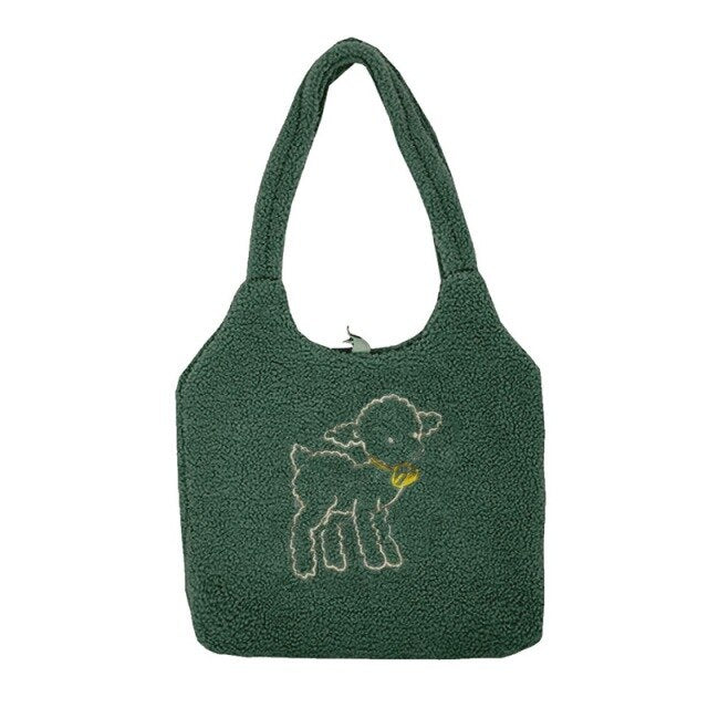 Shoulder Bag Women Embroidery Canvas Tote Bags