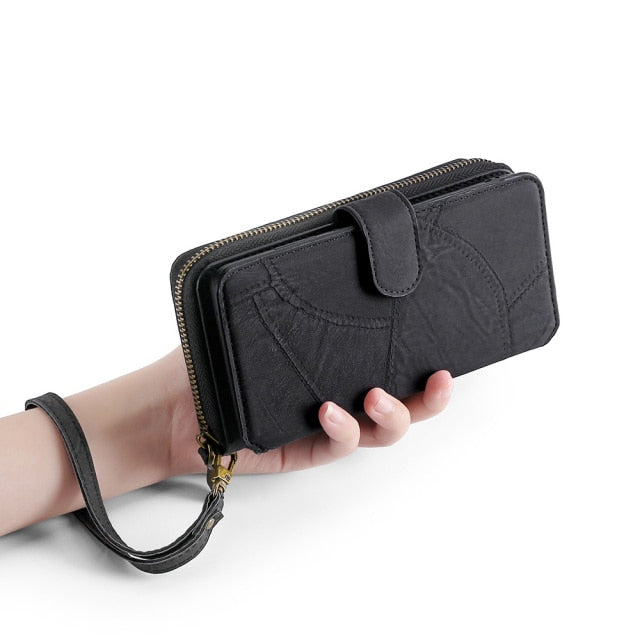 Wallet PU Leather Phone Case For Samsung